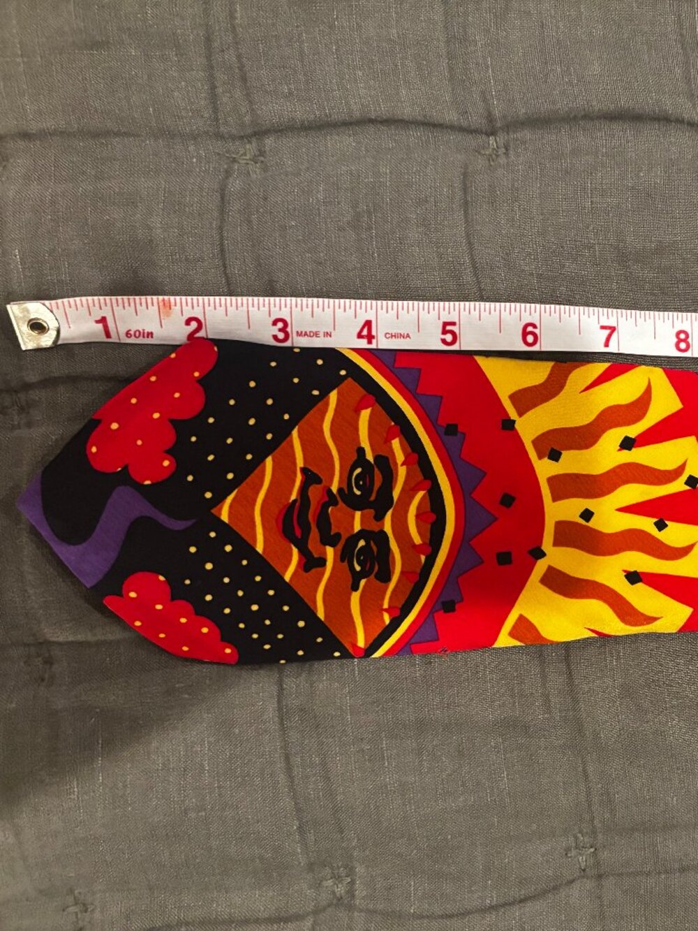 Vintage Beatles Good Day Sunshine Silk Necktie 1991 Apple Corps